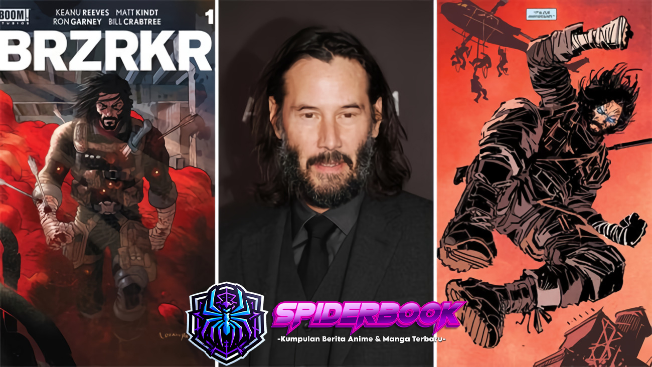 Komik Karya Keanu Reeves Berjudul BRZRKR Dapatkan Adaptasi Anime