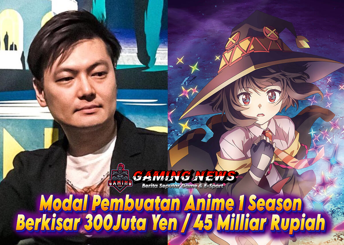 Pembuatan Anime Satu Season Membutuhkan Biaya Fantastis