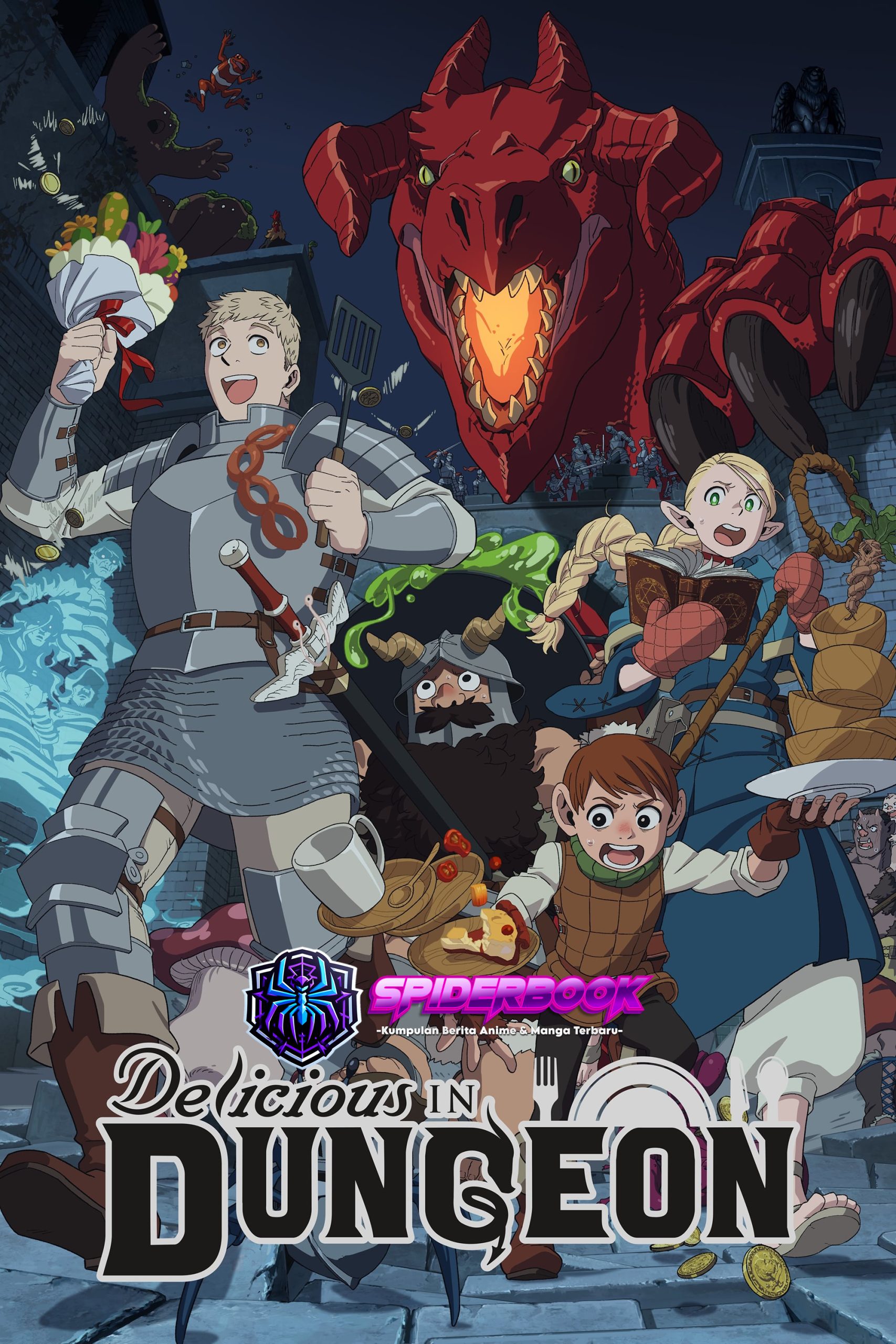 Delicious in Dungeon: Makanan Lezat dan Monster Menantang