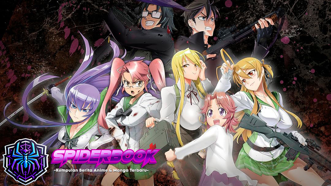 Highschool of the Dead: Ketika Kehidupan Sekolah Berubah Menjadi Perjuangan Melawan Zombie