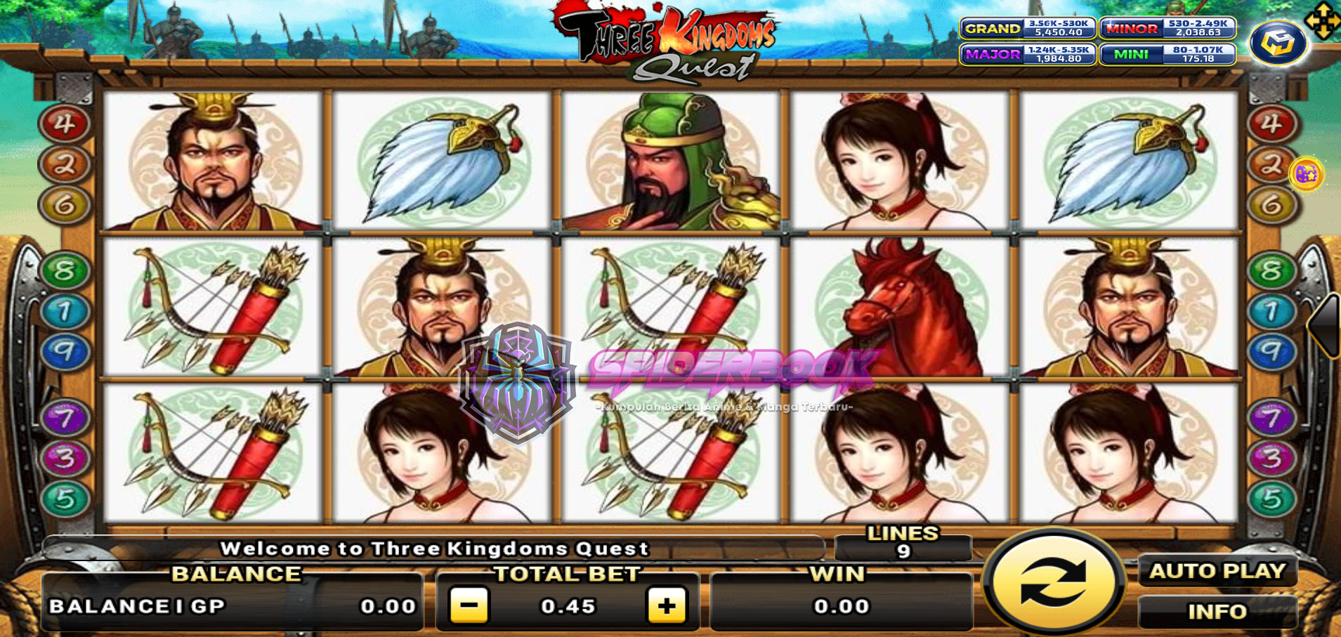 Three Kingdoms Quest: Pertempuran Strategis di Tanah Tiga Kerajaan