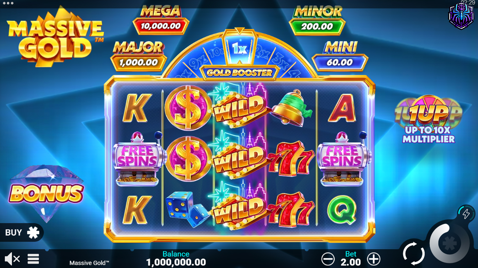 Tusukkan Emas di Slot Massive Gold, Keberuntungan Mengikuti