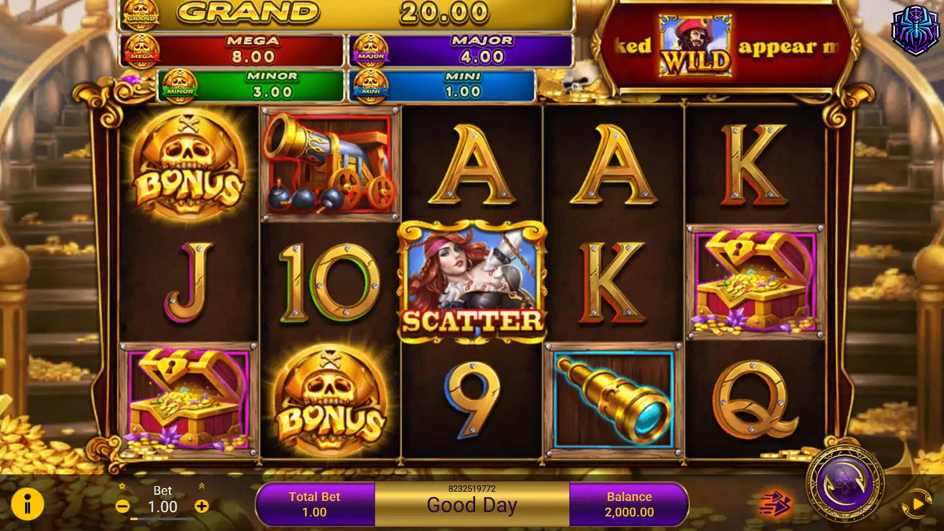 Menyusuri Lautan Keberuntungan di Slot Captain Gold's Fortune